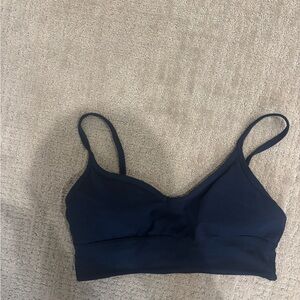 Lululemon Navy Blue Sweetheart Sports Bra
